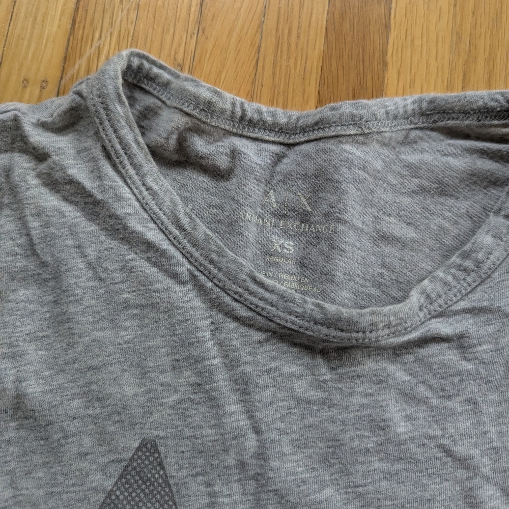 Men's Armani Exchange Grey t-shirt - Size XS - Picture 2 of 2